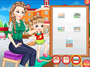 Mother Daughter Painting Dressup