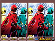 Power Rangers Spot The Differences