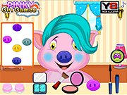 Princess Piggy Hair Salon Game