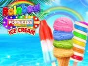 Rainbow Ice Cream And Popsicles