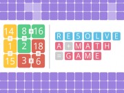 RESOLVE a math game