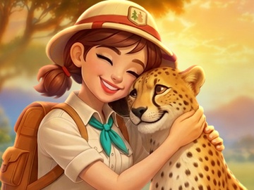 Safari Story Mahjong