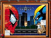 Sort My Tiles Spiderman And Wolverine