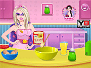 Super Barbie Cooking Cheesecakes