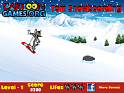 Tom Snowboarding