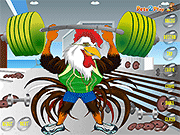 Weight Lifting Rooster